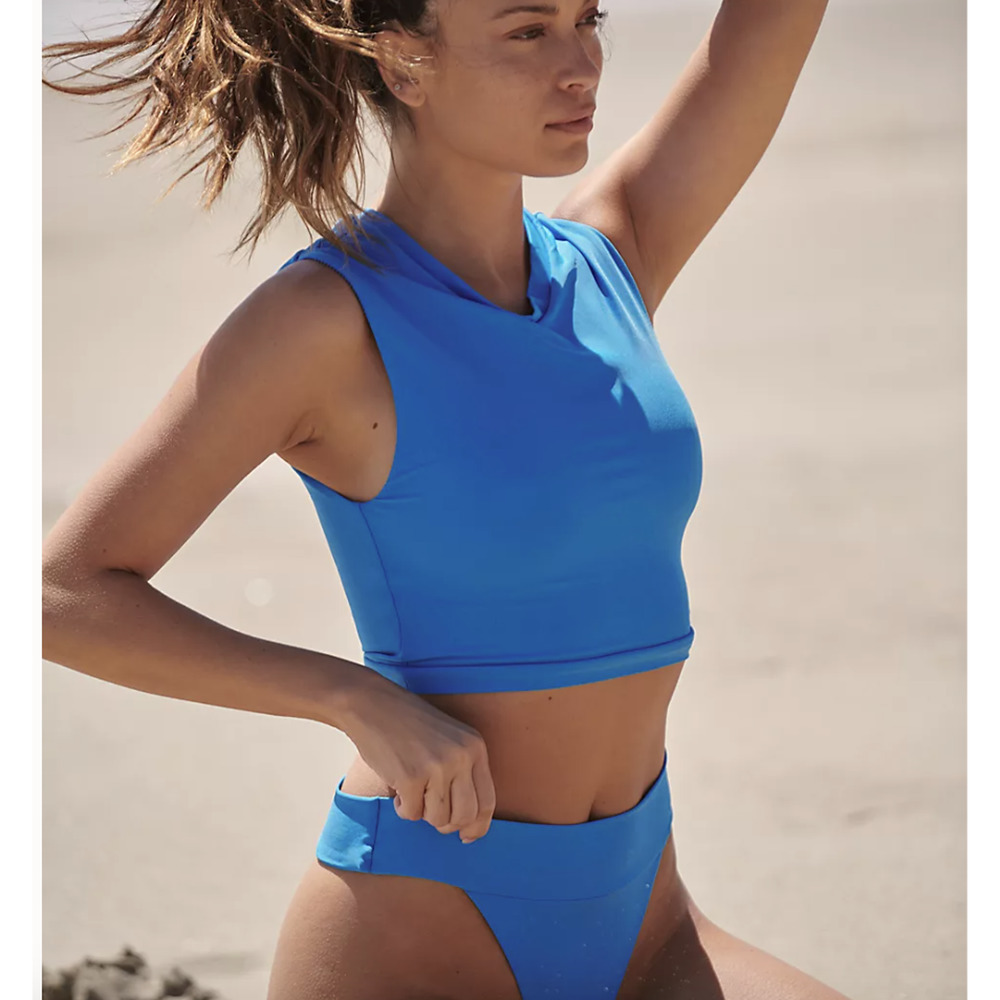 Blue Women's Swim Top
